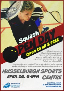 Musselburgh Open Day Poster - April 2016